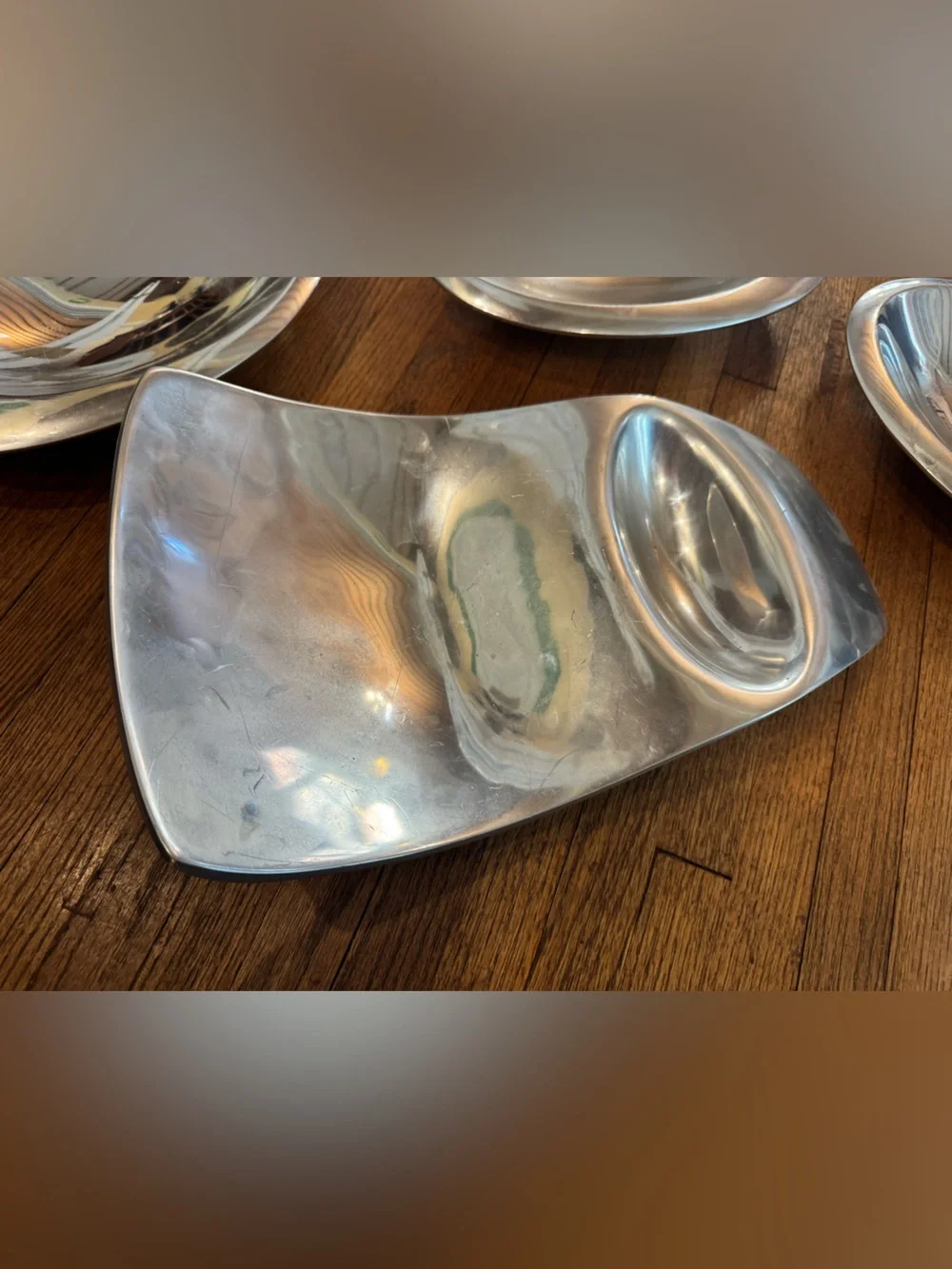 Set of 4 Nambe Polished Silver Serving Bowls